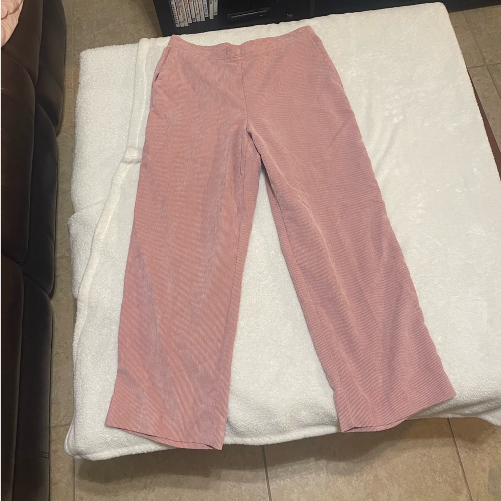 Pink trouser pants